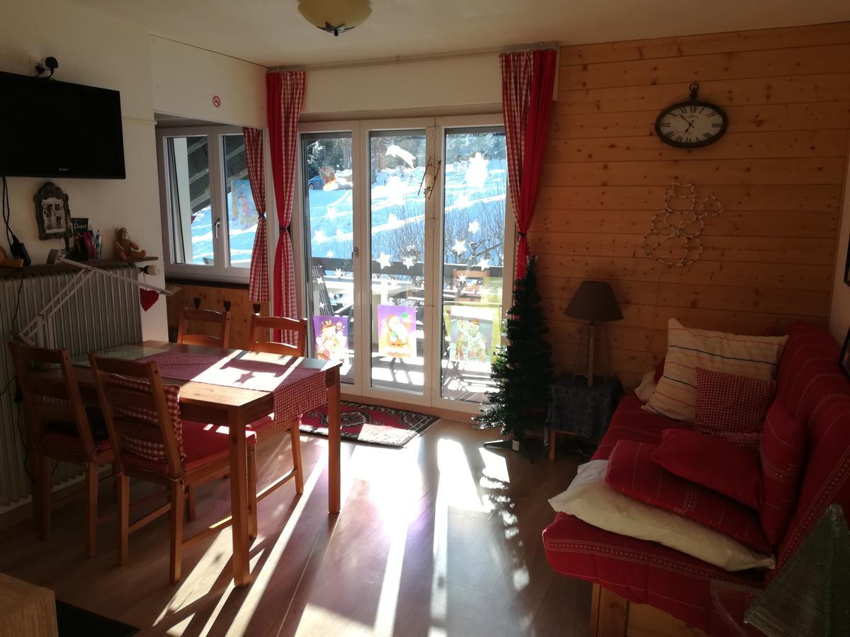 Romantic Chalet-Style Flat With Mountain View Torgon Exterior photo